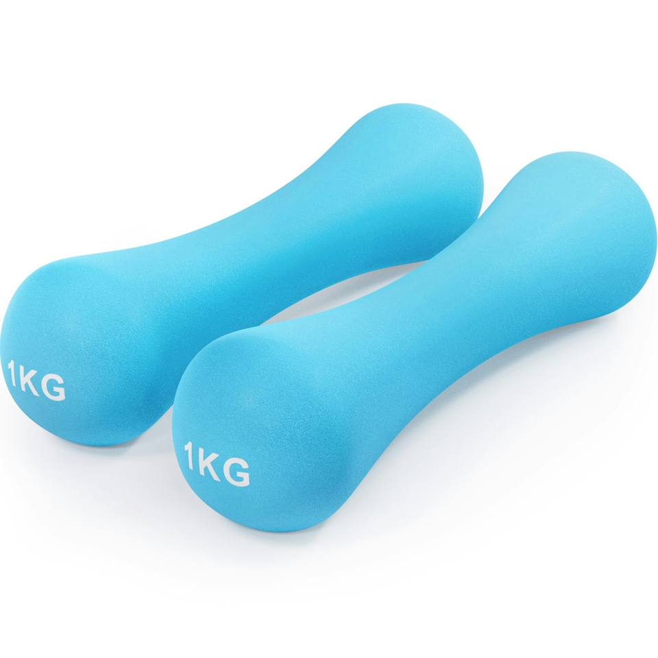 image 1 of Neoprene Bone Dumbbells (1kg)