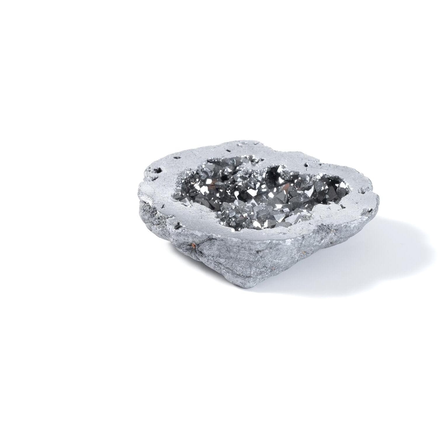 Myga Aura Geodes in Silver