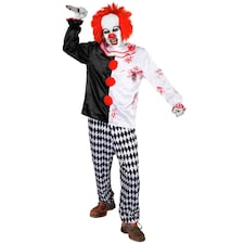 Killer Clown Costume | Multi | XL