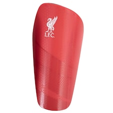 Liverpool FC Childrens/Kids Fuse Crest Slip-In Shin Guards - Red/Black/White - 7-9 Years