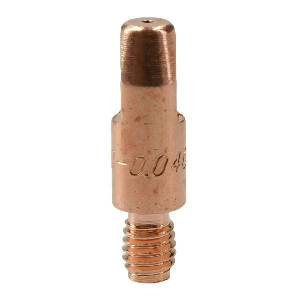 image 1 of 2 shroud & 10 x 1.0mm Round Contact Tips MIG Welding Binzel Style MB15 Torch