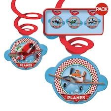 Disney Planes Decoration (Pack of 6) - Blue/Red - One Size