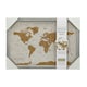 image 2 of Splosh Travel Map Cork Board World Small Grey
