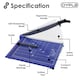 image 6 of Professional Grade A3 Guillotine With Safety Guard - Blue