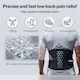 image 6 of Centra Back Support Belt Lower Back Pain Relief Breathable 3D Lumbar 7 Stays | Black | L
