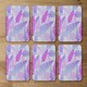 image 2 of Purple Feathers (Coaster)