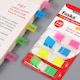 image 2 of Pack of 140 PET Sticky Index Page Markers 12 x 45mm