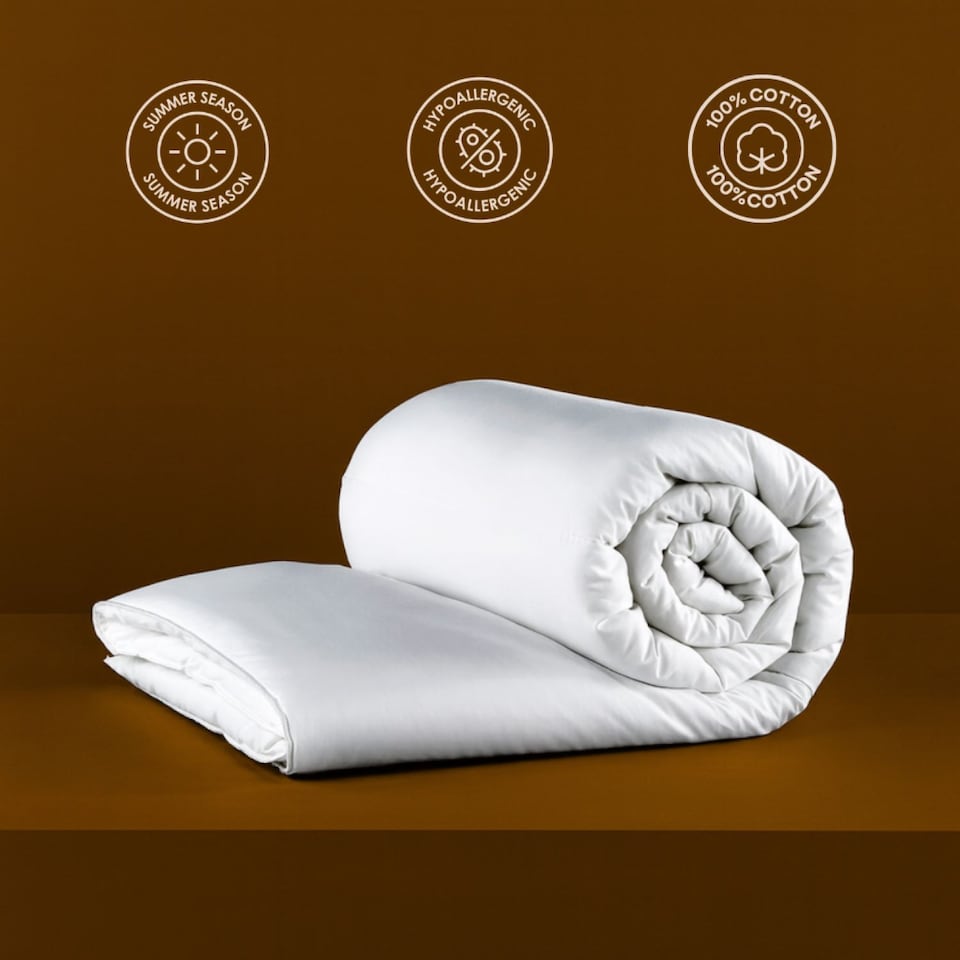 image 1 of MHG Living 100% Cotton 1 Tog Summer Duvet-Single