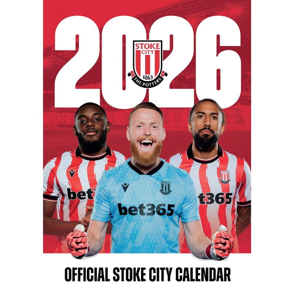 image 1 of STOKE CITY FC 2026 A3 CALENDAR
