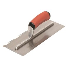 Marshalltown Layflat Notch Trowel - Multi Colour - 13mm Notch, 11 x 4.1/2in