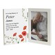 image 1 of Personalised Memorial Wooden Hinged 6x4 Photo Frame | White | One Size