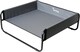 image 1 of Actiaspet Elevated Dog Bed Steel Frame Raised Pet Cot Black or Grey (Grey, Large)