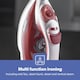image 6 of GEEPAS Steam Iron | 30s Fast Heat-Up, 1800W Red