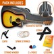image 9 of MX by 3rd Avenue Cutaway Acoustic Guitar Pack Brown