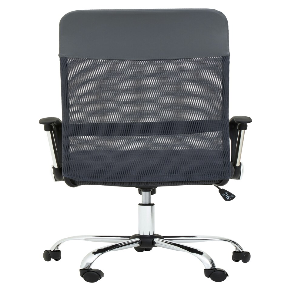 image 1 of Interiors by Premier Brent Grey Mesh Home Office Chair