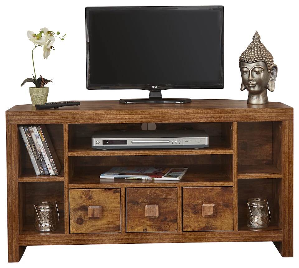 image 1 of Jakarta Corner TV Unit | Brown | Mango