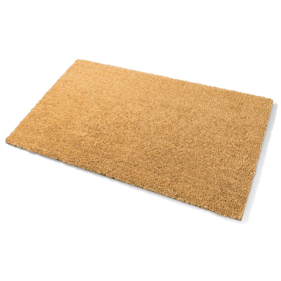 image 1 of Coir Door Mat Heavy Duty Non-Slip - 2m x 4m - 17mm Thick Entrance Matting | Brown | 2M x 4M | 1