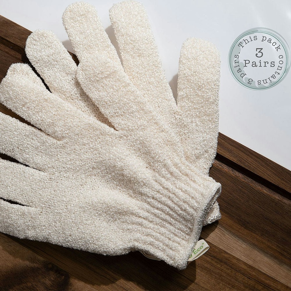 image 1 of So Eco Exfoliating Gloves - 3 Pack