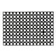 image 1 of Nicola Spring Heavy Duty Rubber Door Mat - 60 x 40cm - Black