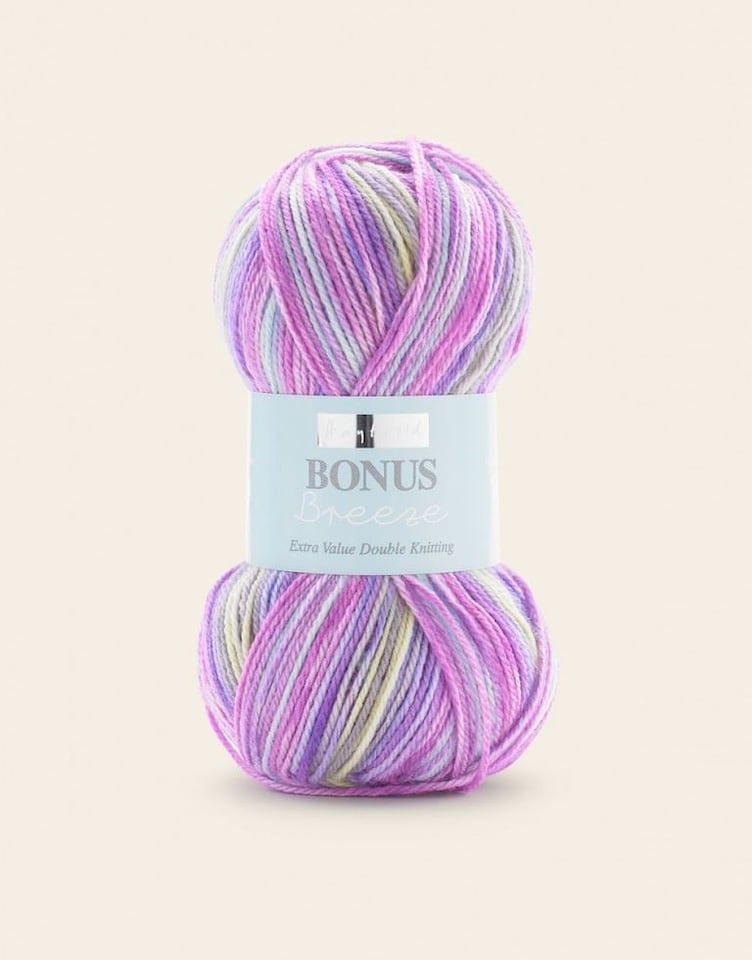 Multicoloured Hayfield Multicoloured Bonus Breeze DK Yarn (Value Pack 10 x 100g Balls ...