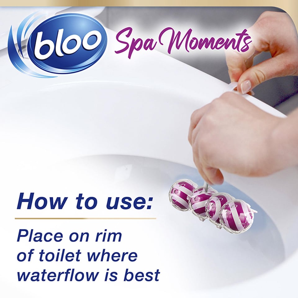 image 1 of Bloo Toilet Rim Block with Essential Oils for Lasting Freshness &Cleanliness 6pk | Multi | 6 Pack | 6