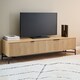 image 5 of Jaipur TV Unit With 3 Doors 176cm Wide in Oak | Brown | Oak | One Size | 1