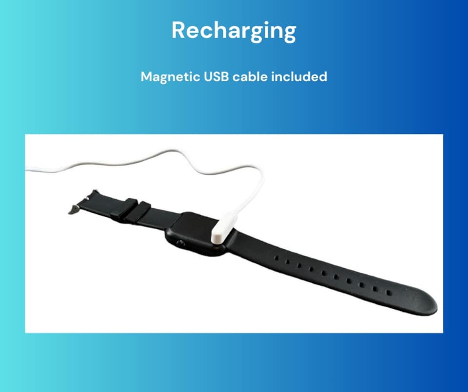 image 1 of Pivotell Vibratime Smart Pill Reminder Watch: Vibrating Pill Reminder Daily Alarm Watch with PERSONALISED MESSAGE on screen at alarm time