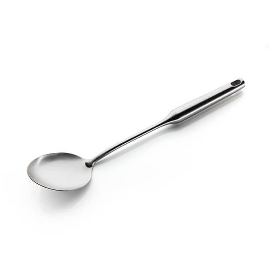 image 1 of Sabatier Professional Satin Polished Stainless Steel Serving Spoon