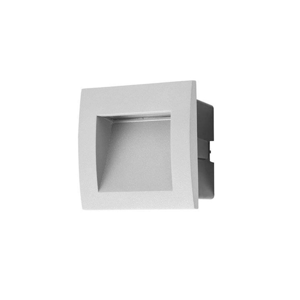image 1 of Face LED Outdoor Square Wall Light Grey IP65