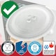 image 3 of SPARES2GO Universal Microwave Turntable Plate Y Type Glass Dish Tray (12" / 30.5cm / 305mm)