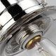 image 4 of Baskin 1 Light Dome Ceiling Pendant Polished Nickel, E27