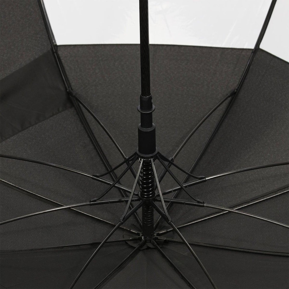image 1 of Stromberg Clear Panel Golf Umbrella - Black