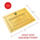 image 2 of Greedy Golden Ticket Winner Costume, Facepaint, Wig, Belly & Ticket Red | XL