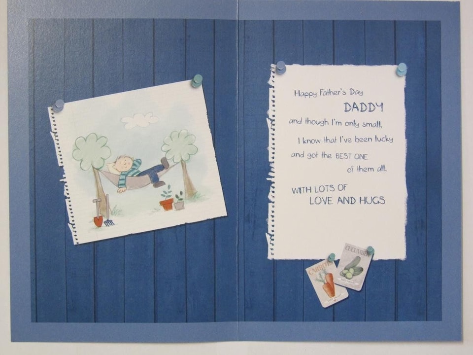 image 1 of DADDY Happy Father`s Day Card...