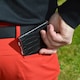 image 4 of Premium Croc Golf Scorecard Holder - Black / Red