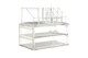 image 1 of Clear 9 Pc Cosmetics Organiser With 2 Drawers | Clear