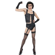 The Rocky Horror Picture Show Mens Frank-N-Furter Costume Set - Black - XL | Multi | XL
