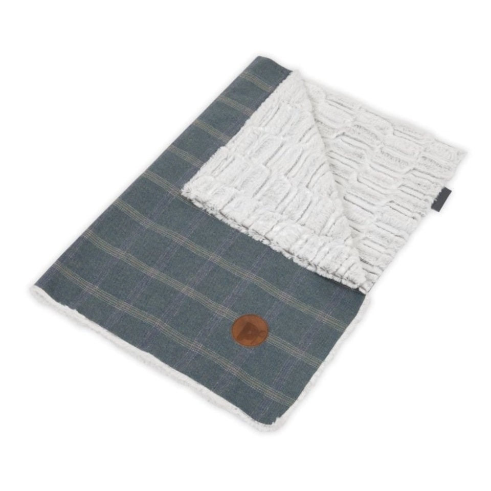 image 1 of Petface Pet Comforter Blanket Soft Fleece 100x70cm Heather Tweed