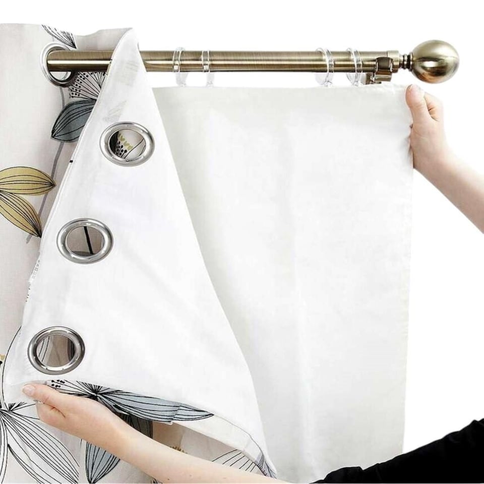 image 1 of 100% Blackout Linings for Curtain Pair - 155cm x 224cm