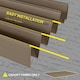 image 5 of Outsunny 2.86 x 2.45 m Pergola Cover Replacement for 3x2 m Frame, Coffee