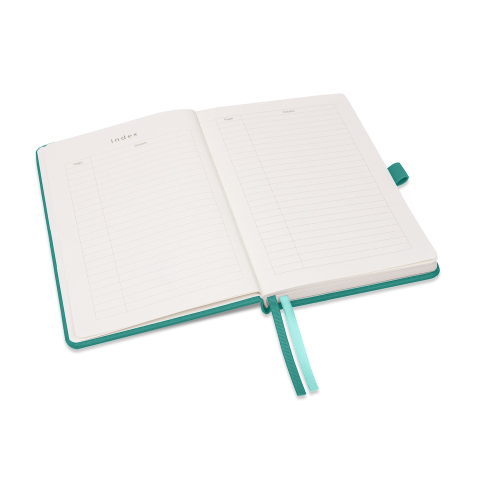 image 1 of Notes London A5 Italian Styled Moretti Notebook Teal