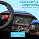 image 4 of HOMCOM Kids Ride on Car, Electric Car for Kids with Electric Bucket, 12V 2 Seater UTV with Shovel, Parental Remote, 4 Spring Suspension Wheels, Working Horn, Music - Blue
