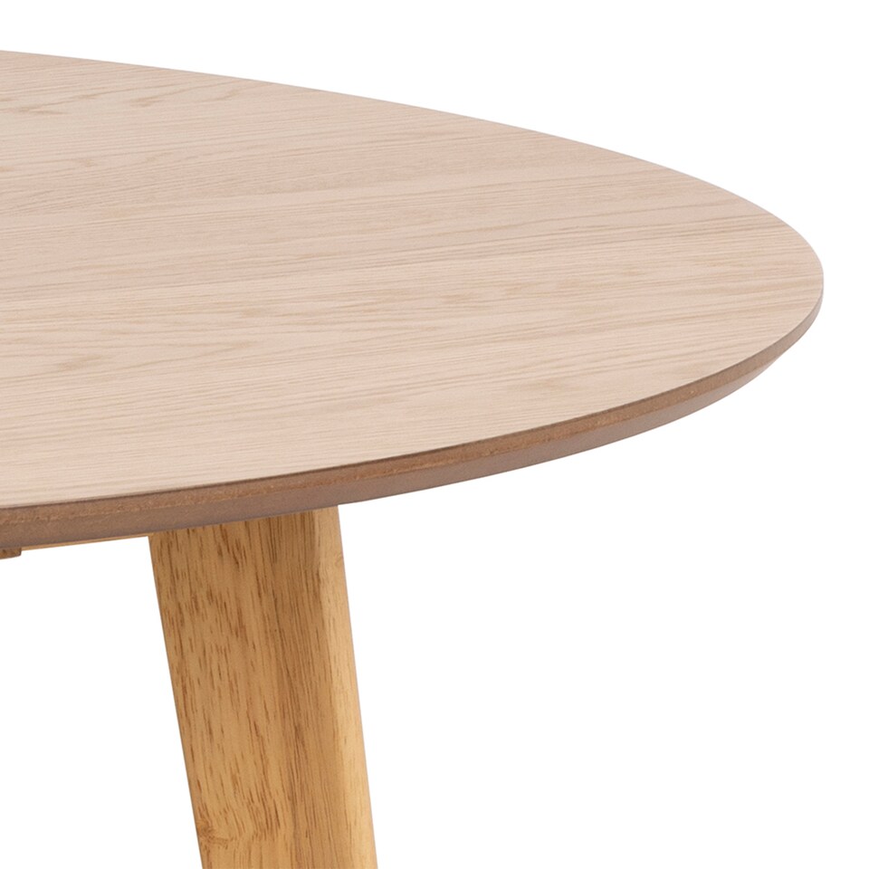 image 1 of Roxby Round Dining Table in Oak 140x76cm