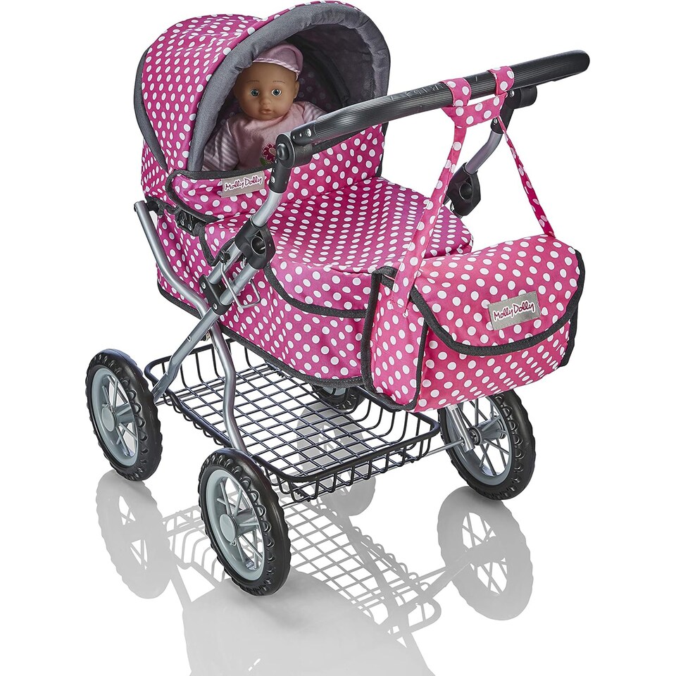 image 1 of Molly Dolly Deluxe Dolls Pram