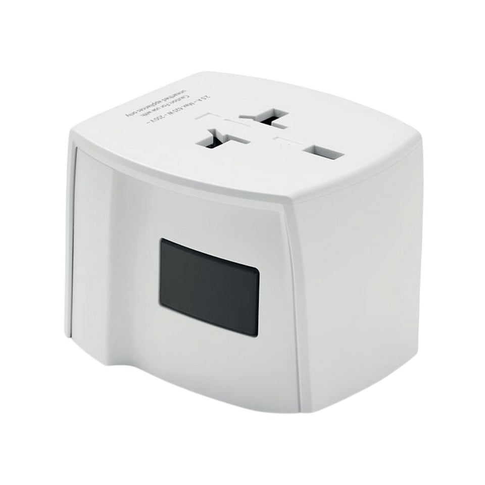 image 1 of MidOcean Muv Usb A/C Travel Adapter - White - One Size