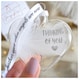 image 2 of THINKING OF YOU In Memory of Feather Heart Bauble Gift Boxed