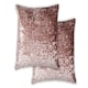 image 1 of Crushed Velvet Cushion Cover 43cm x 43cm Pink Pink | Pink