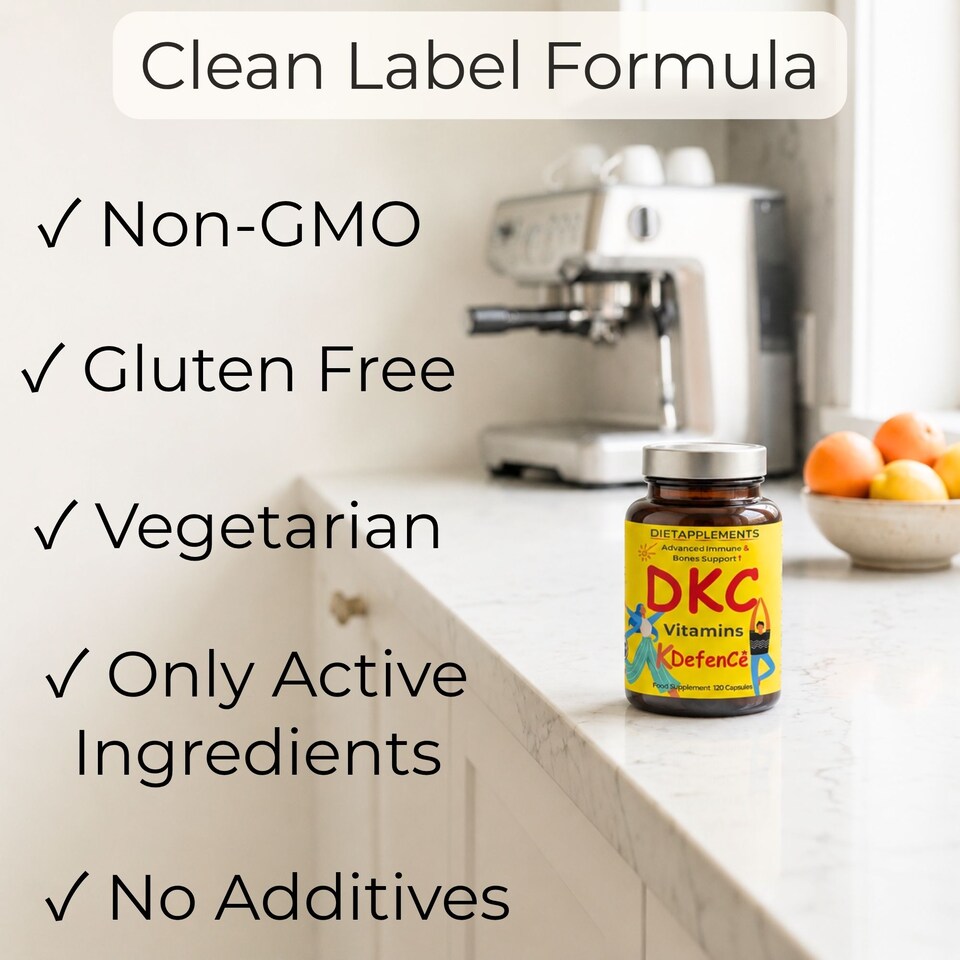 image 1 of Dietapplements Vitamin D3, Vitamin K2 & Vitamin C 90 Capsules