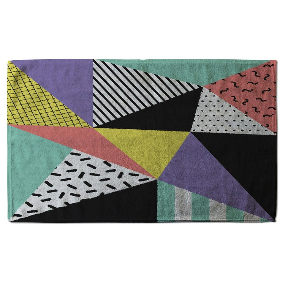 image 1 of Retro Themed Geometrics (Kitchen Towel)