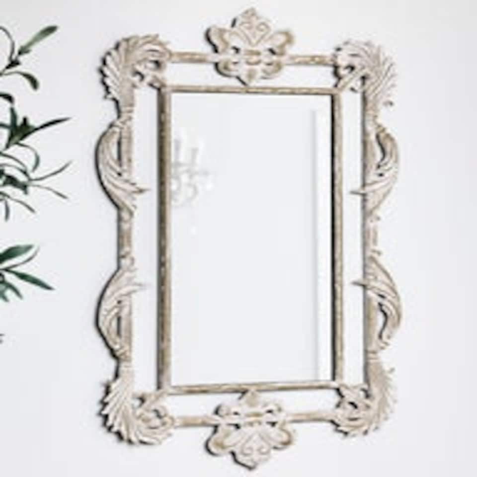 image 1 of Perrier Ornate Wall Mirror Brown